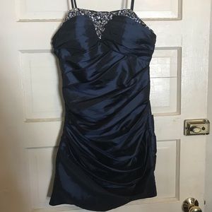 NWT XS Mini Formal Dress W/JewelDetail by Narianna